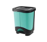 Tontarelli Pattumiera Raccolta Differenziata Idea 2 Scomparti Delfino e Nero 10,5 Litri