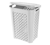 Tontarelli TON830 Portabiancheria, Bianco, 37.5 x 27.5 x 47