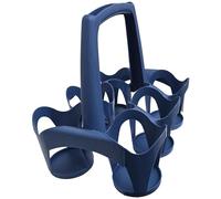 Tontarelli Portabottiglie Impilabile 6 Posti Drinhy Ciliegio per Bottiglie da 1 lt - 1,5 lt - 2 lt (Oceano)