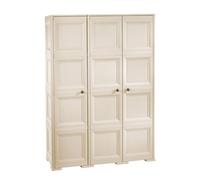 Tontarelli S.p.A. Armadio 3 4 Moduli Ante Lisce Mobile Contenitore, Angora, 118x47x164 cm