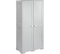 Tontarelli S.p.A. Armadio SIMPLEX Alto con 2 Ripiani Mobile Contenitore, Grigio, 79X43XH164CM