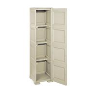 Armadio portascope 1 anta in resina rinforzata col. legno angora cm 40x43x164H