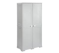Tontarelli armadio simplex alto con vano portascope più 2 vani bassi e 1 vano alto grigio in polipropilene 79X43XH164CM - grigio IN7490