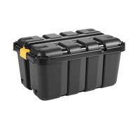 Baule Box Multiuso BoxOne Nero e Ambra 110 Litri 79 x 52 x h 42 cm