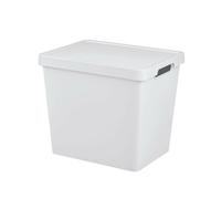 Tontarelli Scatola portaoggetti con coperchio Maya bianco 23,9 L 36 x 28 x 31,1 cm