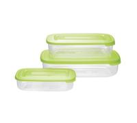 Tontarelli Set 3 Contenitori Frigobox Alimenti Rettangolari