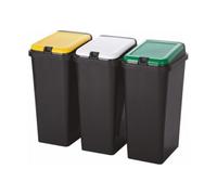PATTUMIERA RACCOLTA DIFFERENZIATA SET 'BIDO'' 45 lt. cm 29 x 39 x 64,2