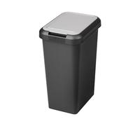 TONTARELLI SPA 3 PATTUMIERE per LA DIFFERENZIATA Touch E Lift COMPONIBILI 24,7X33X47,7 LT.25 OGNUNA Tre Colori di Coperchio con Adesivi per DIFFERENZIARLI per CASA COMUNITA' ALBERGHI RISTORANTI