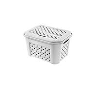 Tontarelli TON827 Cesta per Biancheria, Bianco 43 x 33 x 26 cm