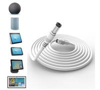 Tonton Cavo di prolunga DC 3M/10Ft per Philips Hue, Hue Play, Echo Show 15/8/10 |Echo Dot 3.Gen 4.Gen, Echo Show 10 (3° Gen.), Echo Show (2° Gen.), Echo Show 8 e Echo Plus (2° Gen.) 3M Bianco