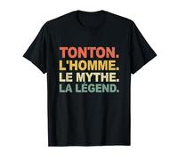 Tonton L'Uomo Le Mythe La Legenda Vintage Regali Maglietta