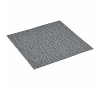Tonture Pavimento autoadesivo in PVC, 55 pezzi, bianco e grigio, 5,11 m², 30,5 x 30,5 cm, per interni per ristrutturazione, posa e risultato impermeabile
