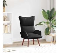 Tonture Sedia relax nera in similpelle, 69 x 74 x 93 cm, moderna, ergonomica, per soggiorno, camera da letto, poltrona da lettura