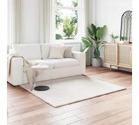 Tonture Tappeto in pelliccia sintetica con coniglietti olite, 120 x 120 cm, in poliestere, morbido tappeto per soggiorno, camera da letto, arredamento moderno, accogliente per le calde giornate