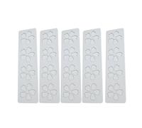TONXX 5 stampi in silicone con petali di fiori, motivo a petali di pizzo, per torte, fondente, pasticcini, decorazioni per torte