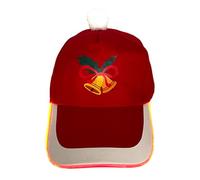 TONXX Cappello da festival per cappello incandescente a LED con motivo a cartoni animati per berretto da baseball natalizio a LED per adulti