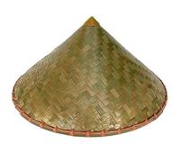 TONXX Cappello di bambù Orientale per Donna Uomo Cappello Conico Protettivo Solare Cappello per Costume da Festa