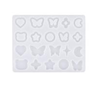 TONXX Cuore Farfalla Stampo in Silicone Sabbie mobili Resina di riempimento Stampo in Resina epossidica di Cristallo Accessori di riempimento Fusione di Gioielli Fai-da-Te