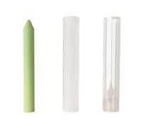 TONXX Delicato Stampo in Silicone a Forma di spiricolo Stampi per Candele di Cera Fai da Te Stampo per Fusione per aromaterapia Ornamento a Cilindro Lungo Fatto a Mano