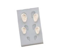 TONXX Stampo in Silicone per Orecchie Carine per lavori di Argilla in Ceramica Fai-da-Te Stampo in Silicone Flessibile e Portatile per Realizzare Ornamenti per Orecchie di Bambola