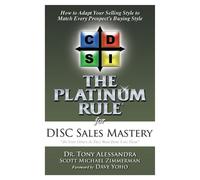 Tony Alessandra Scott Michael Zim The Platinum Rule for DISC Sales M (Tascabile)