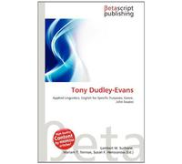 Tony Dudley-Evans: Applied Linguistics, English for Specific Purposes, Genre, John Swales
