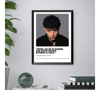 TONY EFFE - Quadro Stampa Poster musica CORNICE INCLUSA 40x30