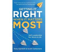 Tony Gambill Scott Carbon Getting It Right When It Matters M (Copertina rigida)