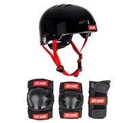 Tony Hawk Helmet & Padset 4-8 Yrs Kit di protezione, Gioventù Unisex, Black/Red (Multicolore), S/M