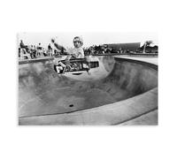 Tony Hawk, stampa su tela con foto di skateboard Upland Combi in edizione limitata, decorazione per camera da letto, ufficio, stanza, regalo, 20 x 30 cm