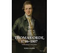 Tony Lyons Thomas Orde, 1746-1807 (Tascabile)