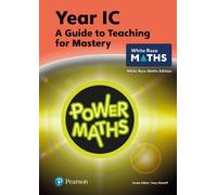 Tony Staneff Jos Power Maths Teaching Guide 1C - White Rose Maths e (Tascabile)