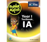Tony Staneff Josh Lury Power Maths 2nd Edition Textbook 1A (Tascabile)