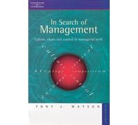 Tony Watson In Search of Management (Revised Edition) (Tascabile)