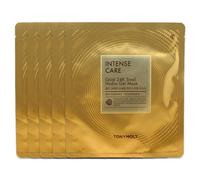 TONYMOLY Intense Care Gold 24K Snail Hydro Gel Mask 5 pezzi Newist Ver...
