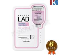 TONYMOLY Master Lab Maschera Foglio 6pz Vitamina Collagene Ceramide Lumaca EG...