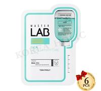 TONYMOLY Master Lab Mask Sheet 19 g 6 pezzi Cica lenitivo per la cura della p...