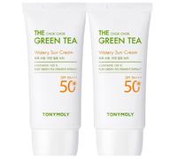 TONYMOLY The Chok Chok Green Tea Watery Sun Cream | 50 ml | SPF50+ PA+++ | Hy...