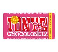 Tony's Chocolonely - Barretta di cioccolato al latte e caramello biscotto - 180 grammi - Cioccolato Fairtrade