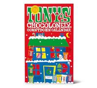 Tony's Chocolonely, calendario dell'Avvento, con conto alla rovescia, cioccolato, mix di 10 gusti diversi, confezione da condividere, vegetariano, cioccolato Fairtrade Belgium, 225 g