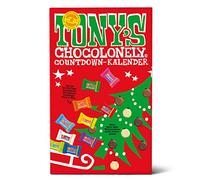 Tony's Chocolonely - Calendario dell'Avvento di Natale al cioccolato - 24 giorni - 10 varietà Tiny Tony's - Tanta attesa - Regali di Natale - Vegetariano - Belgian Fairtrade Chocolate