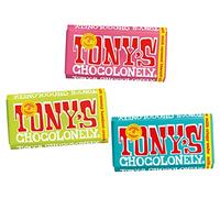 Tony's Chocolonely The New Classics 3 x 180g - 3 nuovi sapori classici - Tavoletta di cioccolato - Cioccolato Fairtrade