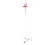 Tonysa 10 Pezzi Morsetti di Libelluli di libertà, Morsetti Ala di Libellula per il Collare del Cappello o del cucciolo. PVC a Prova di Acqua per Uso Esterno e Interno (rosso)