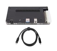 Tonysa ALLUMINO EGPU EGPU per Laptop Thunderbolt 4 e USB4 - Plug and Play Plug e Play di Scheda Grafica Esterna PCIE 16x, Desktop GPU/SSD/Scheda di Rete Espansione (650W PSU Ready)