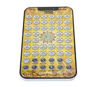 Tonysa Arabic Learning Machine for Kids, Educational Toy (YELLOW) | Design leggero, portatile per i viaggi, aiuta a imparare l\'arabo, materiale plastico sicuro