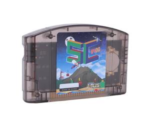 Tonysa Carrello Flash N64, Cartuccia Open Source Compatibile con Console 64, Cartuccia Multigioco e di Sviluppo con USB C, Supporto 64DD, Alternativa (Nero Trasparente)