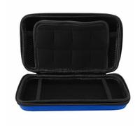 Tonysa Case di Trasporto Console di Gioco, Custodia Protettiva di Viaggio con Shell Hard, Portatile con 8 Tasca Interiore di Slot di Gioco per il Nuovo 3DS XL (BLUE)