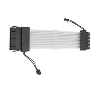 Tonysa Cavo PC RGB 24 Pin Maschio a Femmina 18AWG Cavo di Prolunga di Alimentazione ARGB da 9,6 Pollici con Adattatore 5v 3 Pin per Scheda Madre E ATX ATX Micro ATX