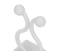 Tonysa Clip Autoadesive per Rampicanti per Piante, Kit di Fissaggio Durevole per Viti da Parete, 100 Pezzi, per la Decorazione di Interni Domestici (White)