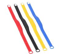 Tonysa Confezione 4 Braccialetti NFC Bracciale in Silicone Resistente all'acqua Bracciale Riscrivibile per Controllo Accessi per Piscina Sauna Hotel Ascensore